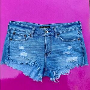 Abercrombie & Fitch Women’s Low Rise Denim Shorts